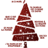 CHRISTMAS TREE RED GRAPHIC