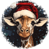Christmas Giraffes