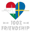 Hungary and Sweden 100% friendship