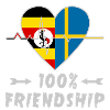 Uganda and Sweden 100% friendship