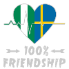 Nigeria and Sweden 100% friendship