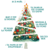 NOEL SAPIN GRAPHIQUE AQUARELLE