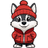 Husky Dog Stylish