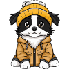 Border Collie Dog Stylish