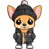 Chihuahua Dog Stylish