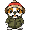 Saint Bernard Dog Stylish