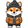 Akita Inu Dog Stylish