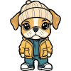 Boxer Dog Stylish