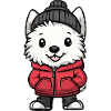 West Highland Terrier Dog Stylish