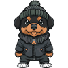 Rottweiler Dog Stylish