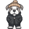 Dogo Argentino Dog Stylish