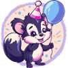 Skunk Birthday Comic