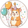 Hamster Birthday Comic