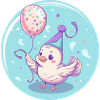 Dove Bird Birthday Comic
