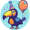 Toucan Bird Birthday Comic