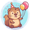Beaver Birthday Comic