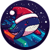 Whale Christmas Animal