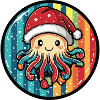 Méduse Animal de Noël
