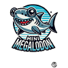 Petit requin mégalodon mignon