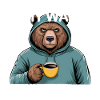 Funny Bear Grizzly