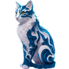 Mystische Spiralkatze