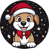 Dog Santa Claus