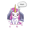 Grummeliges kleines Einhorn