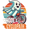 Bicycle riding ghost friend