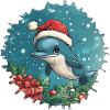 Delfin Weihnachten