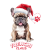 Bouledogue français pour Noël