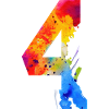 NUMBER 4 YEARS 4TH BIRTHDAY