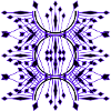 Purple Symmetry Mandala Network