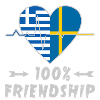 Greece and Sweden 100% friendship