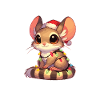 Weihnachten Lichterkette Springmaus