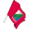 Flag Abruzzo Italy