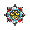 Frost Symbol Star Winter Snow