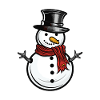 Snowman Winter Snow