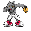 Rugby Footballer Werewolf Football