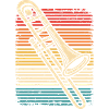 Trombone Player Retro Trombone Trombonist