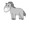 Donkey Motif Toddler
