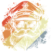 Retro Sailing Captain Drawing