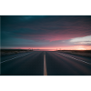 Endless Road at Sunset