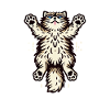 Springende Katze