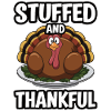 Dinde drôle de Thanksgiving