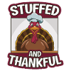 Dinde drôle de Thanksgiving
