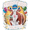 Kuh-Party mit Herefords