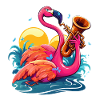 Jazzy Flamingo