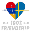 Armenia and Sweden 100% friendship