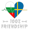 Bulgaria and Sweden 100% friendship