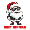 Weihnachtsmann Sonnenbrille